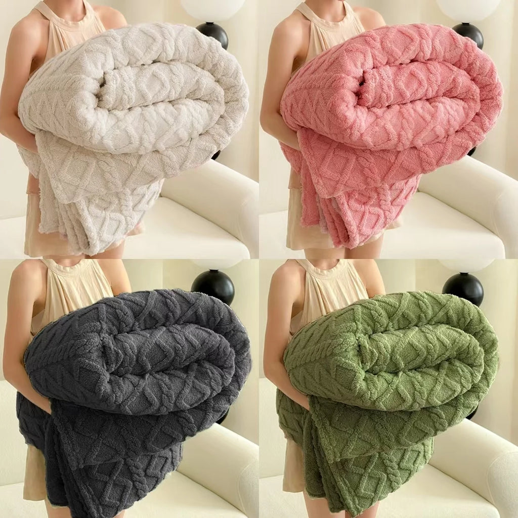 Soft Cozy Velvet Taffeta Blanket
