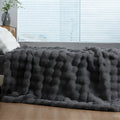 Soft Cozy Faux Fur Rabbit Blanket