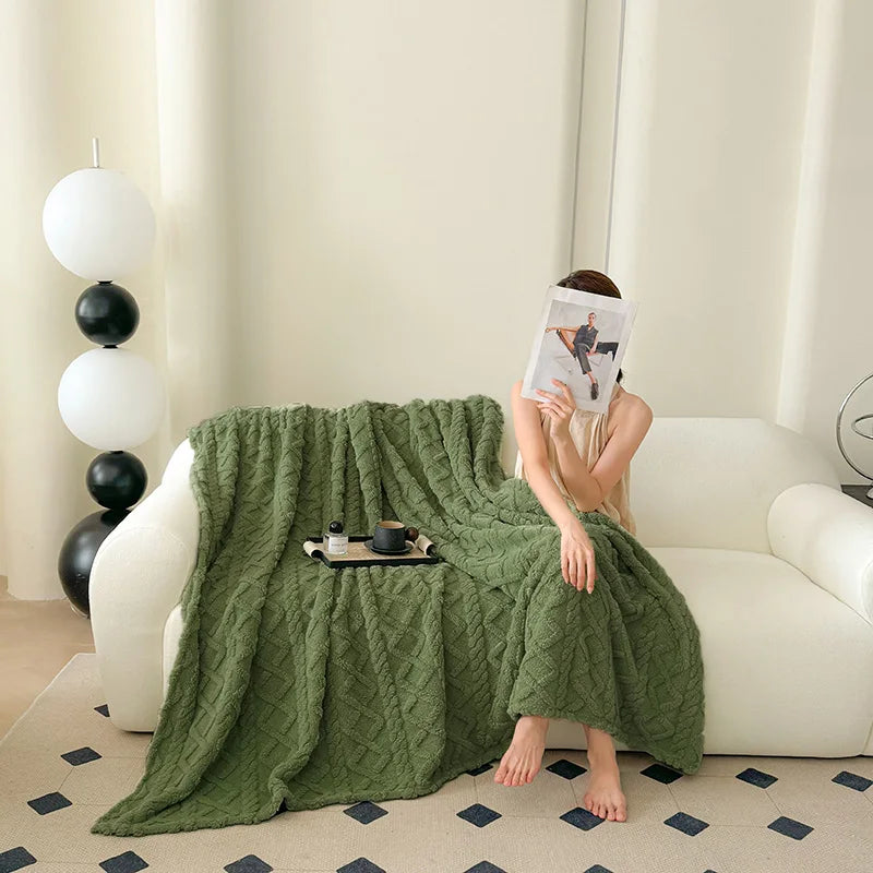 Soft Cozy Velvet Taffeta Blanket