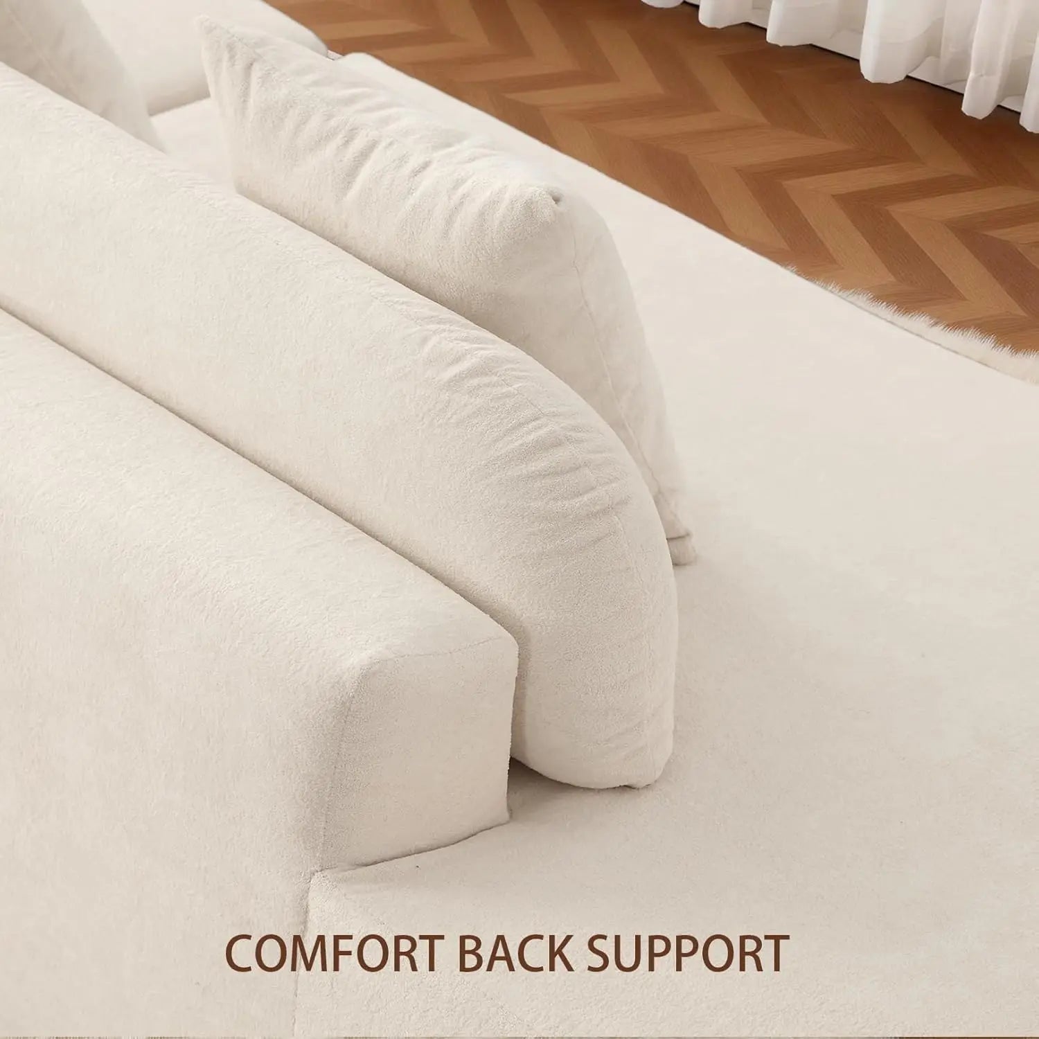 Modern Curved Sofa Comfy Cloud Couch