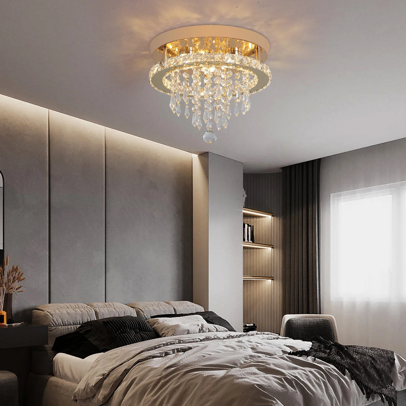 Luxury Crystal Gold Chandelier