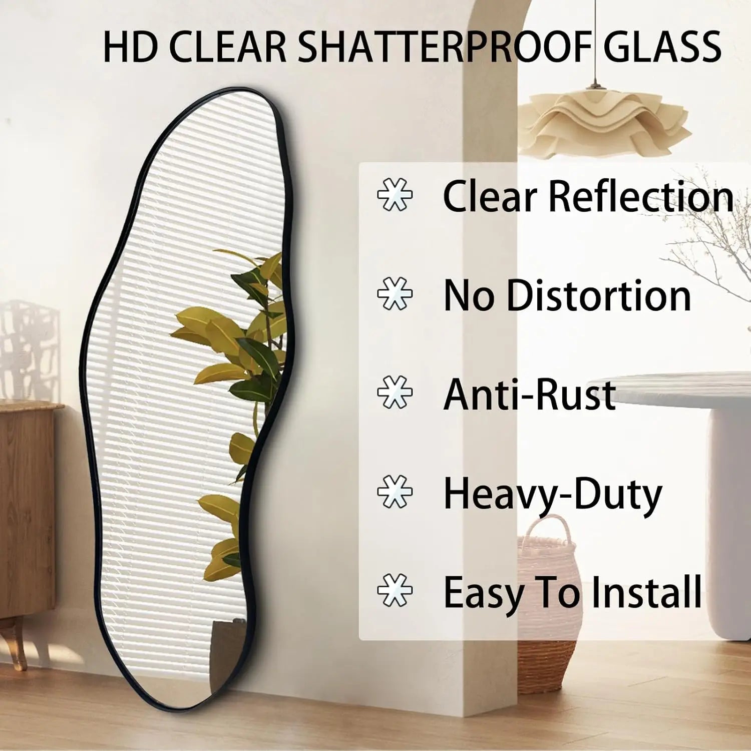 Modern Abstract Wall Mirror
