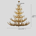 America Farmhouse Antler Deer Chandelier