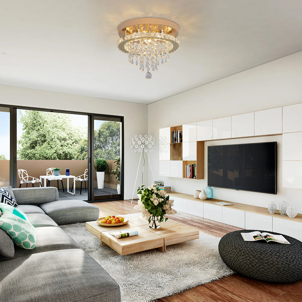 Luxury Crystal Gold Chandelier