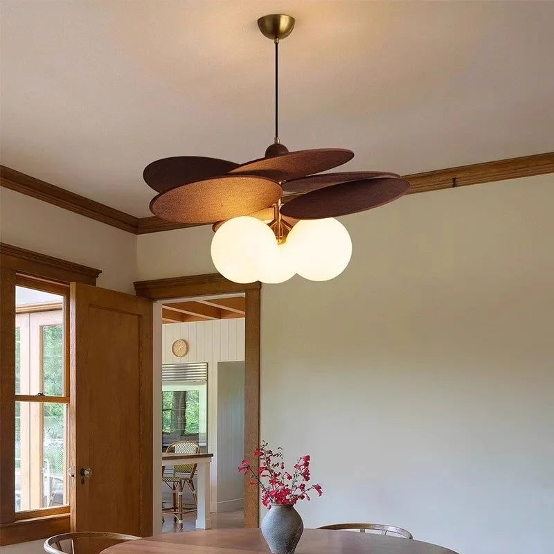 Rattan Weave Vintage Pendant Light Chandelier