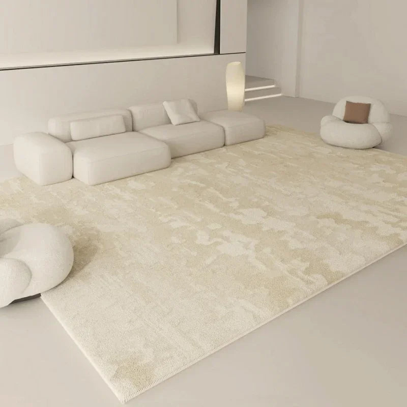 White Modern Thickened Minimalist Rug