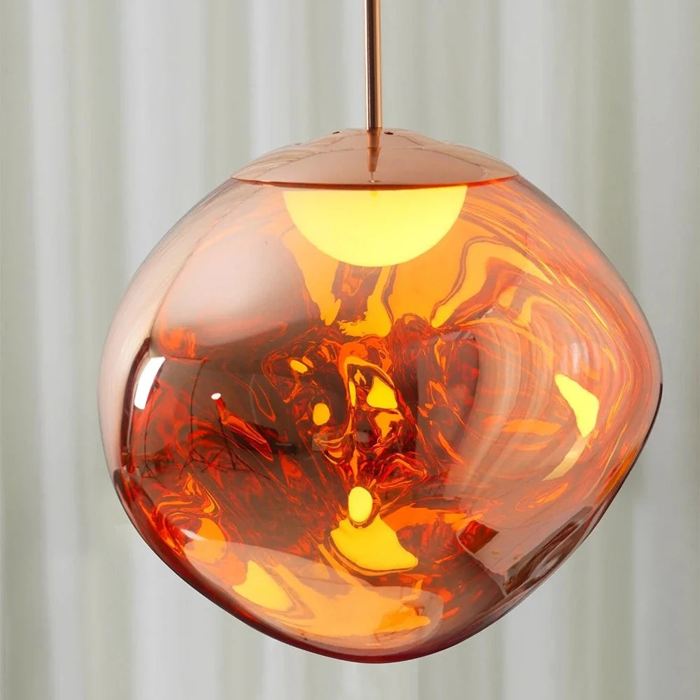 Handmade Nordic Lava Rock Pendant Light
