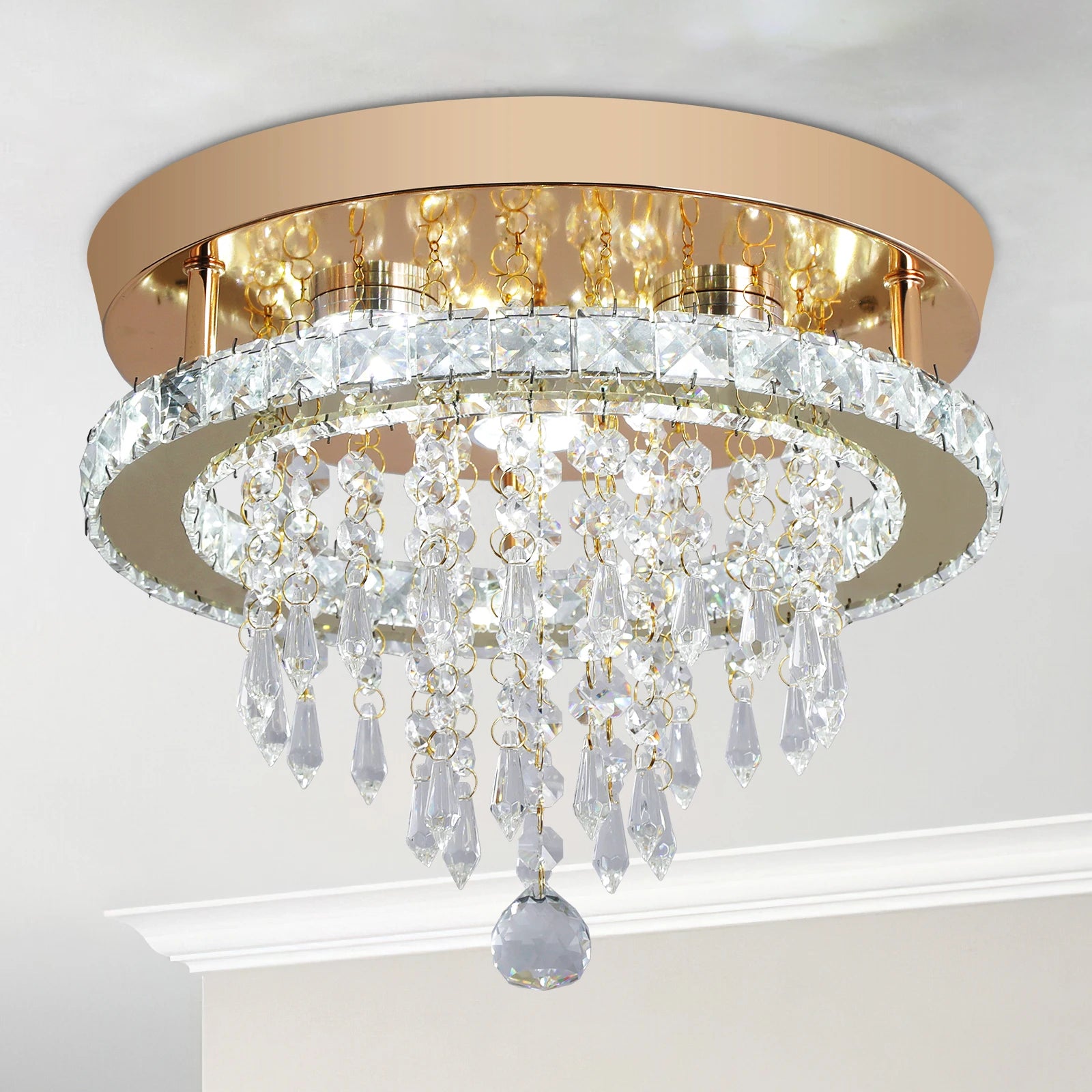 Luxury Crystal Gold Chandelier