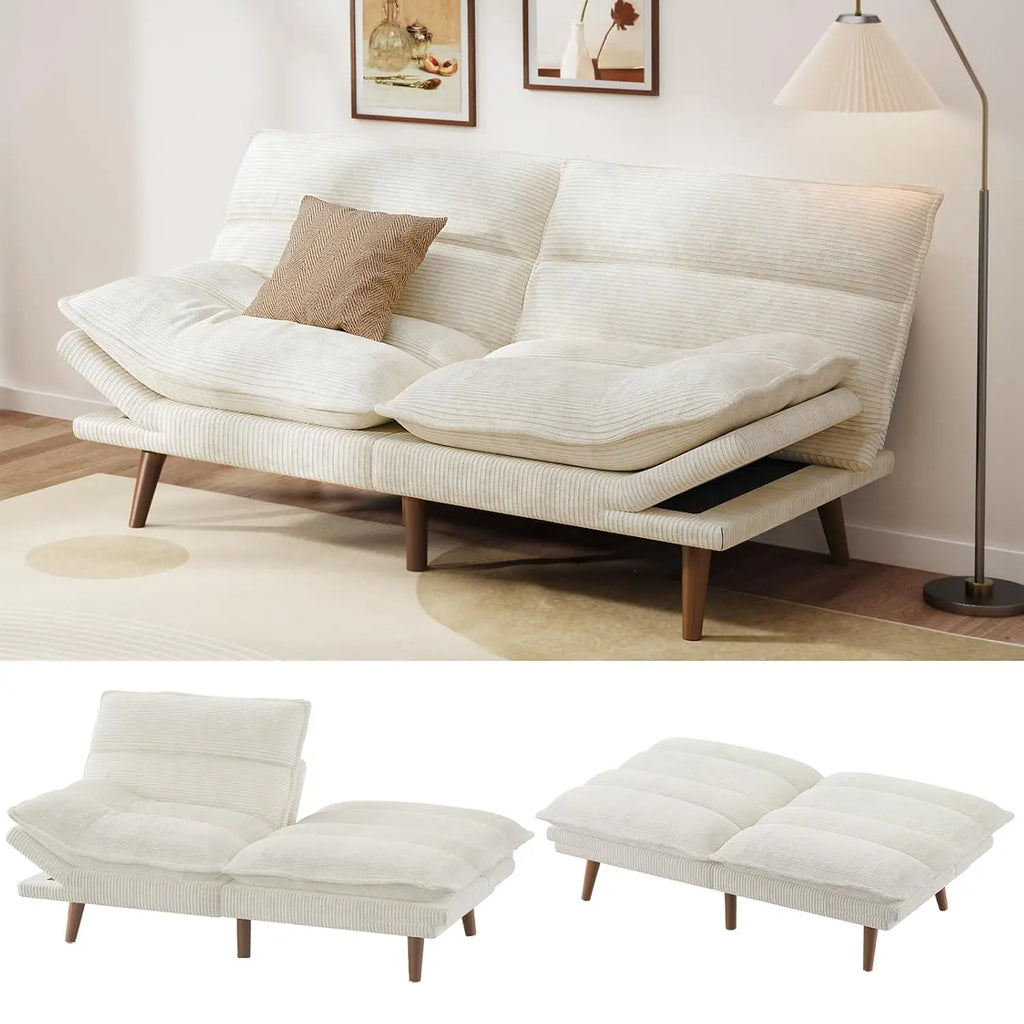 Corduroy Futon Sofa Bed