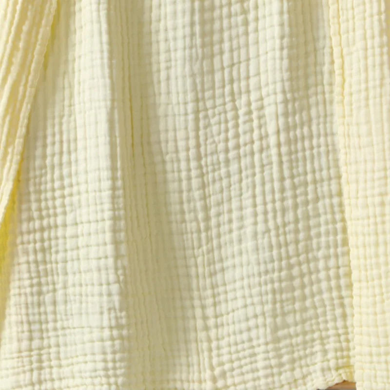6 Layer Breathable Beige Cotton Blanket