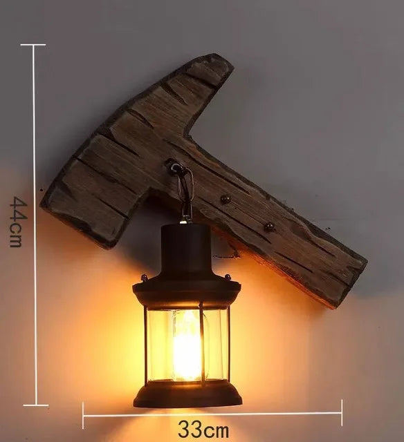 Rustic Wood Pendant Lights