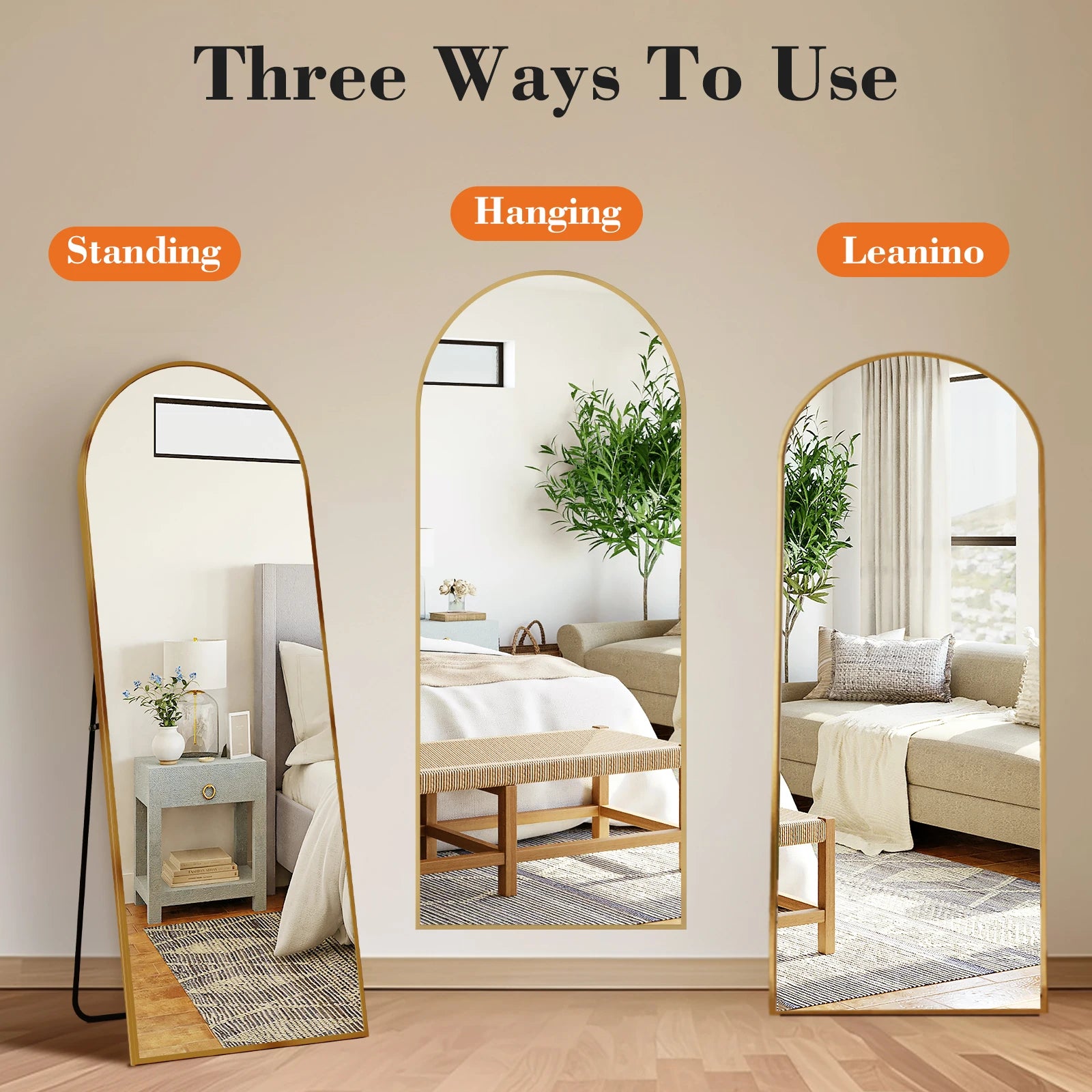 Full Length Mirror with Stand
