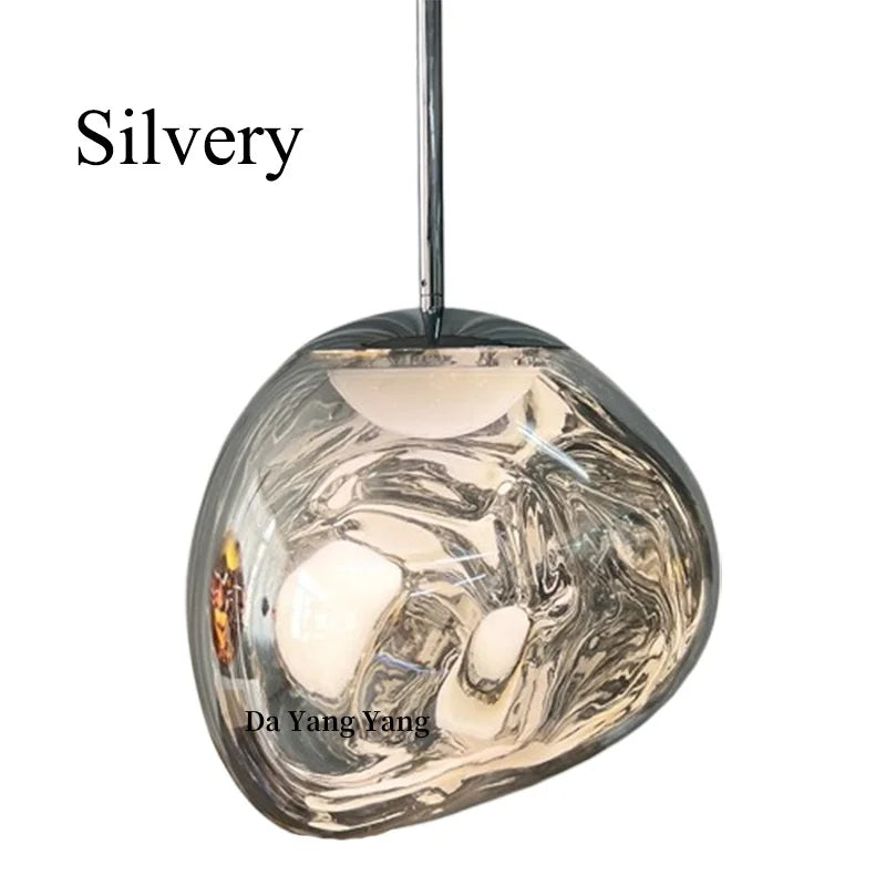 Handmade Nordic Lava Rock Pendant Light
