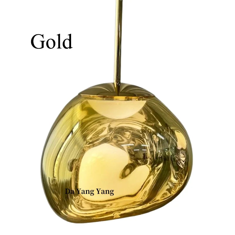 Handmade Nordic Lava Rock Pendant Light