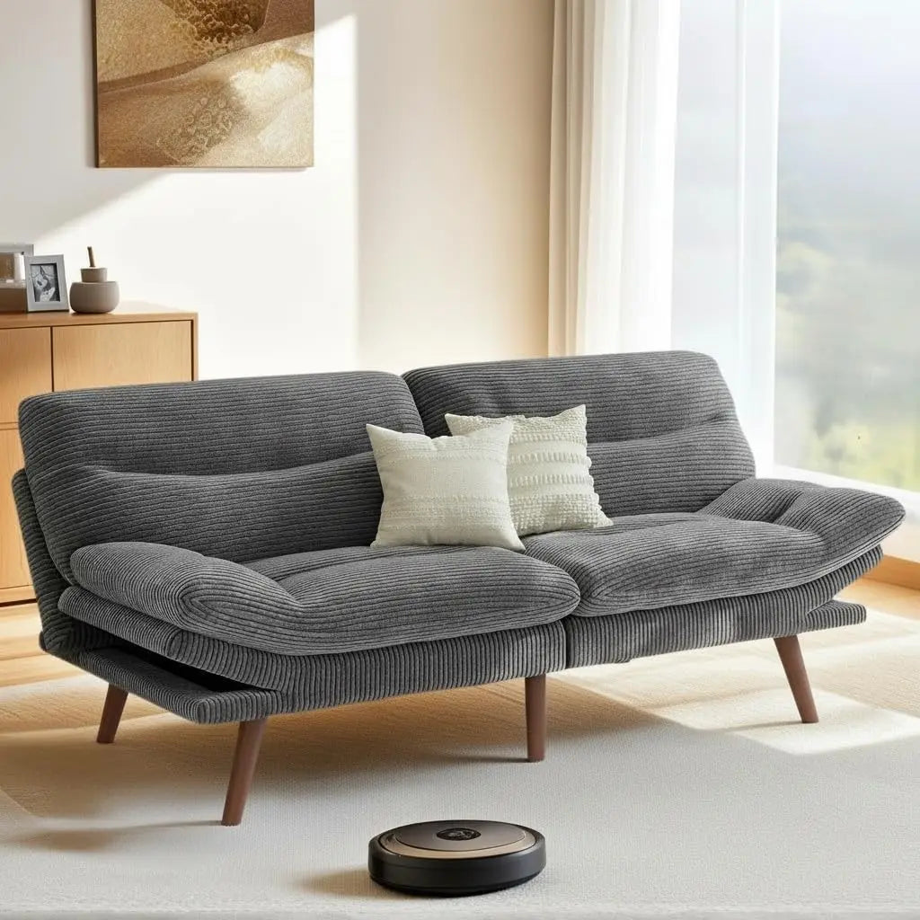 Corduroy Futon Sofa Bed
