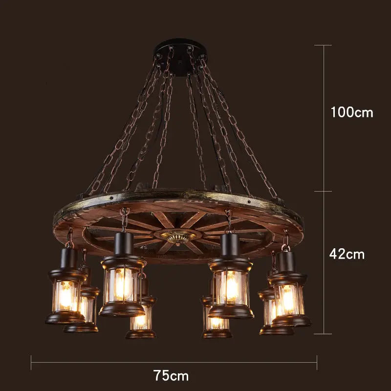 Rustic Wood Pendant Lights