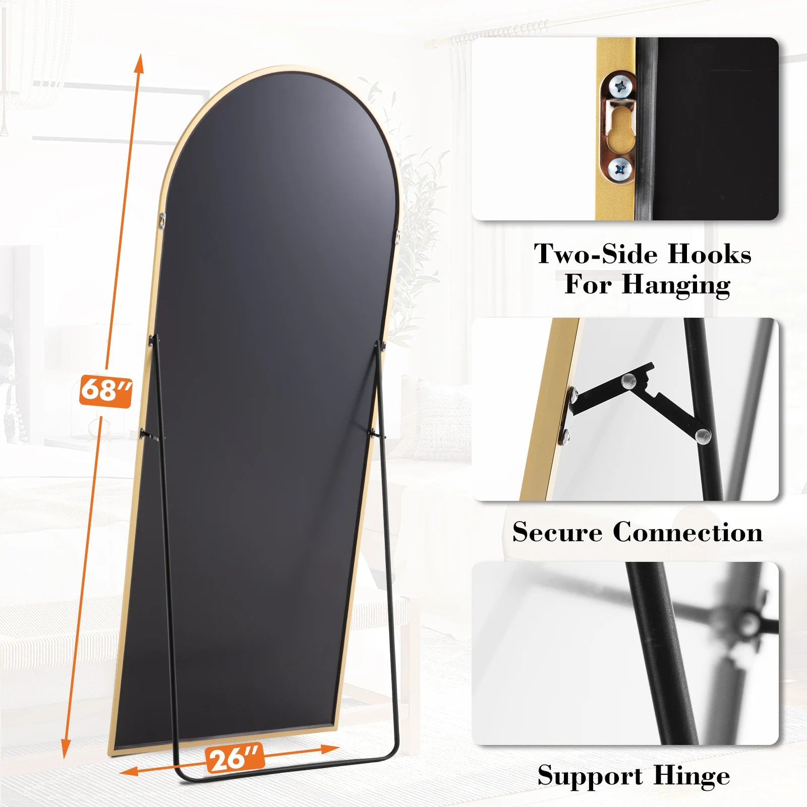 Full Length Mirror with Stand
