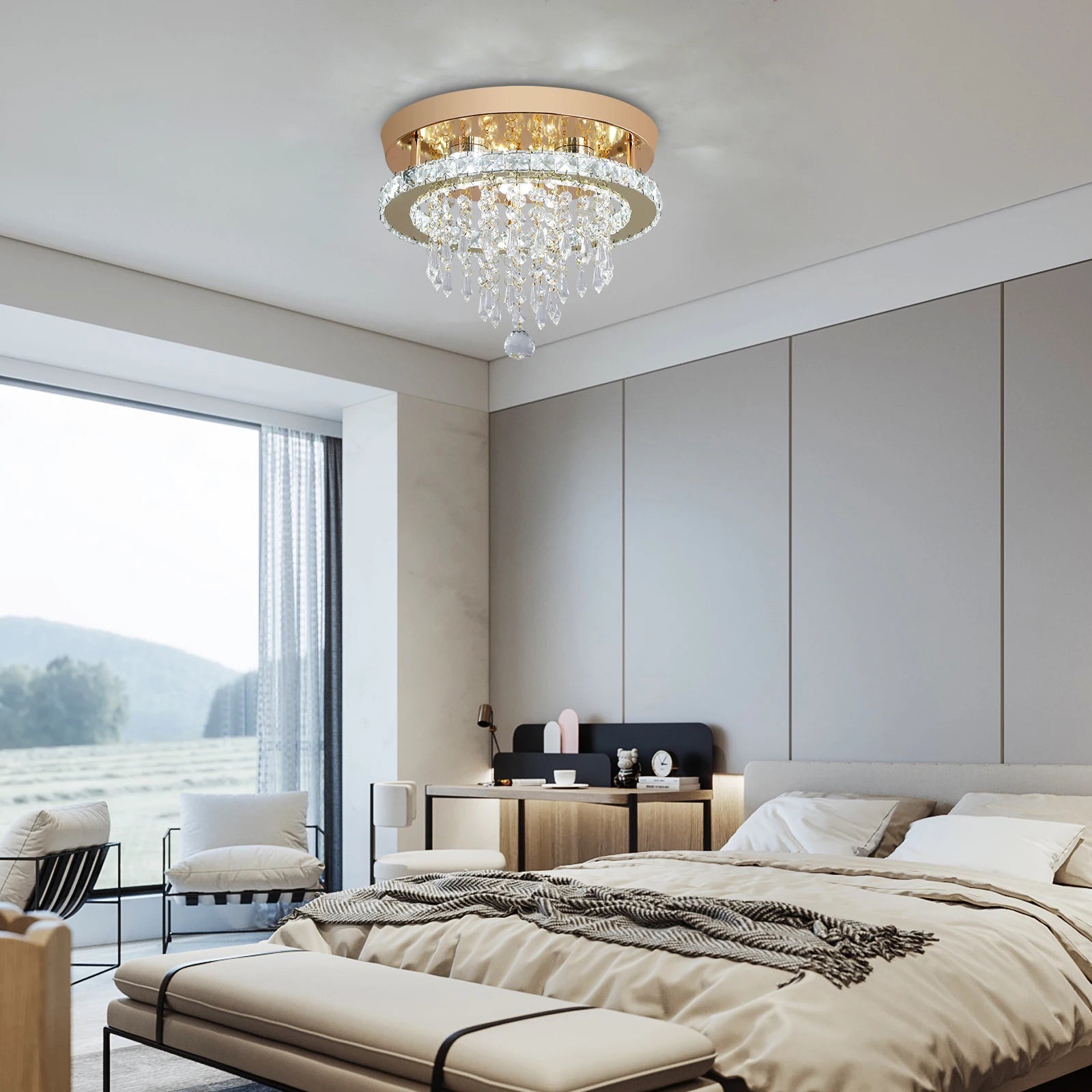 Luxury Crystal Gold Chandelier