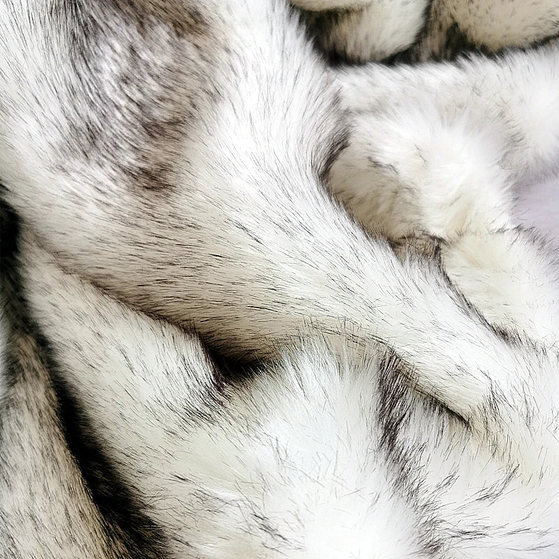 Luxury Imitation Fox Fur Blanket