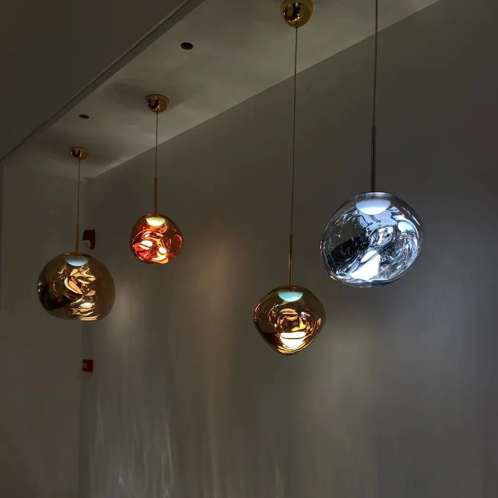 Handmade Nordic Lava Rock Pendant Light
