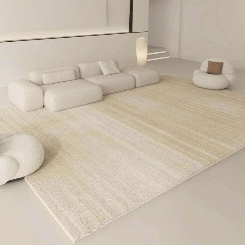 White Modern Thickened Minimalist Rug