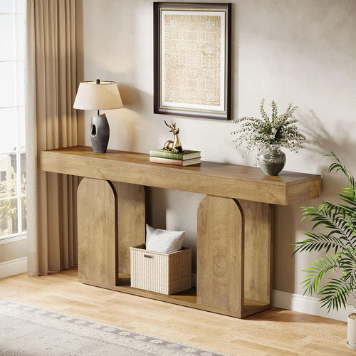 70.9-Inch Extra Long Farmhouse Console Table