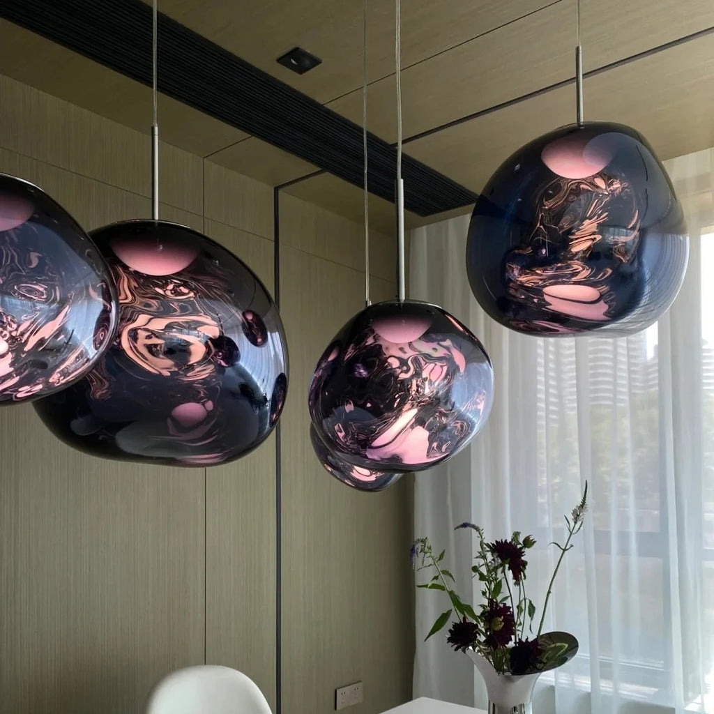 Handmade Nordic Lava Rock Pendant Light