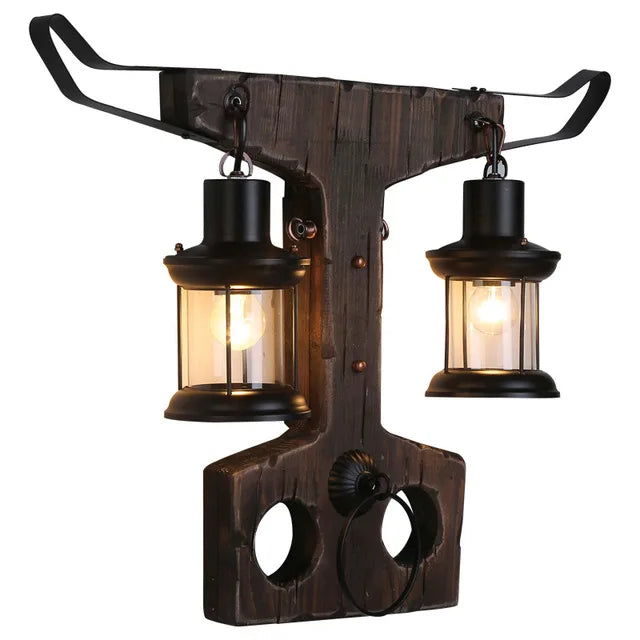 Rustic Wood Pendant Lights