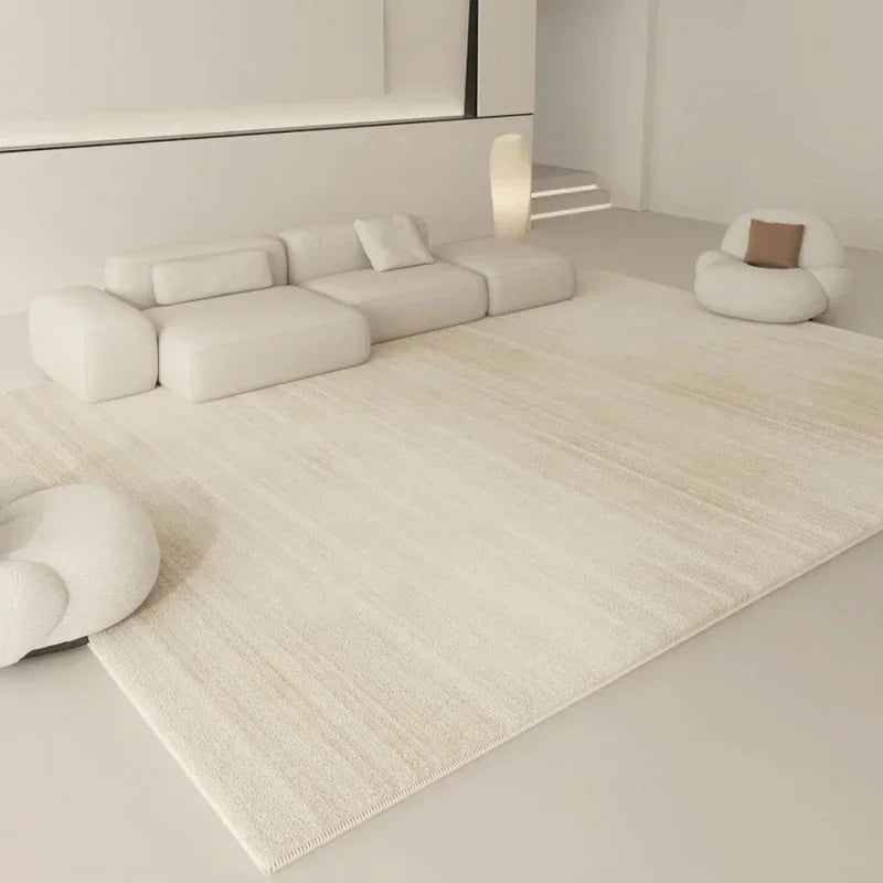 White Modern Thickened Minimalist Rug