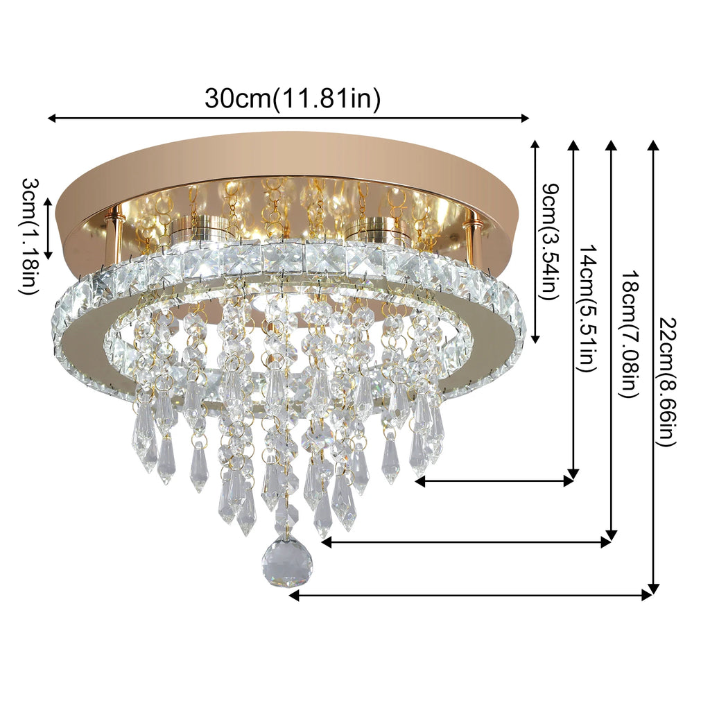 Luxury Crystal Gold Chandelier