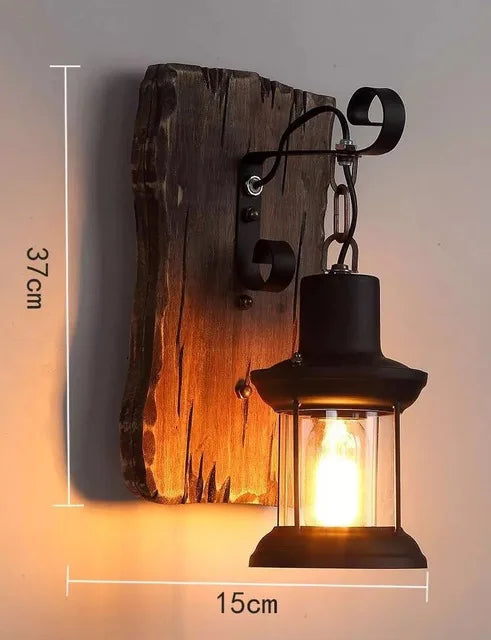 Rustic Wood Pendant Lights