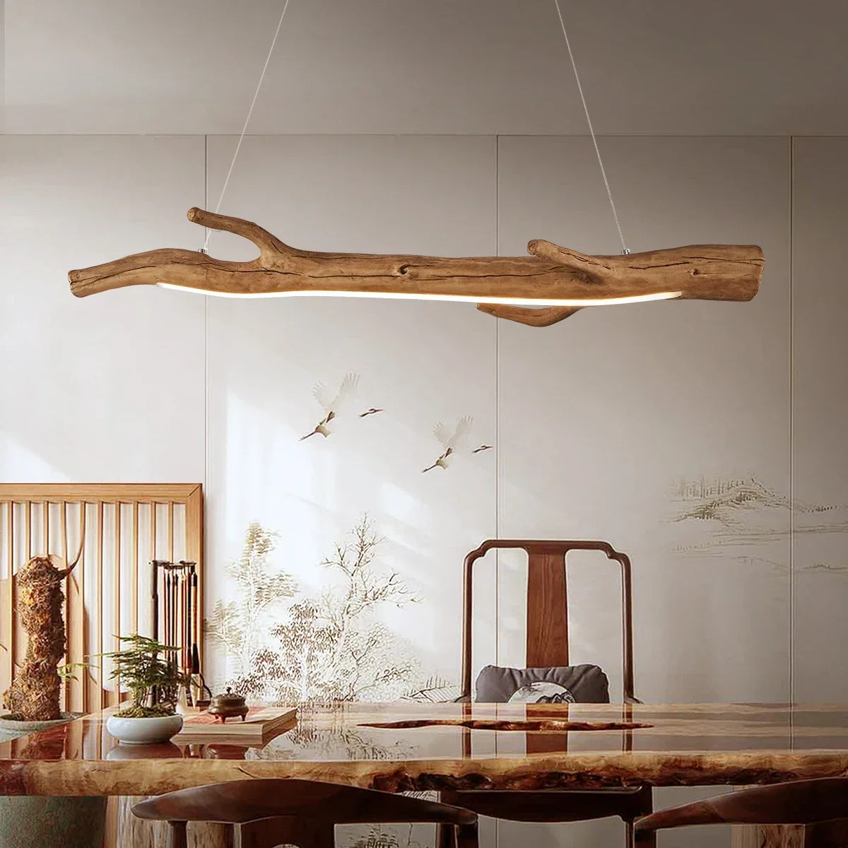 Vintage tree branch chandelier