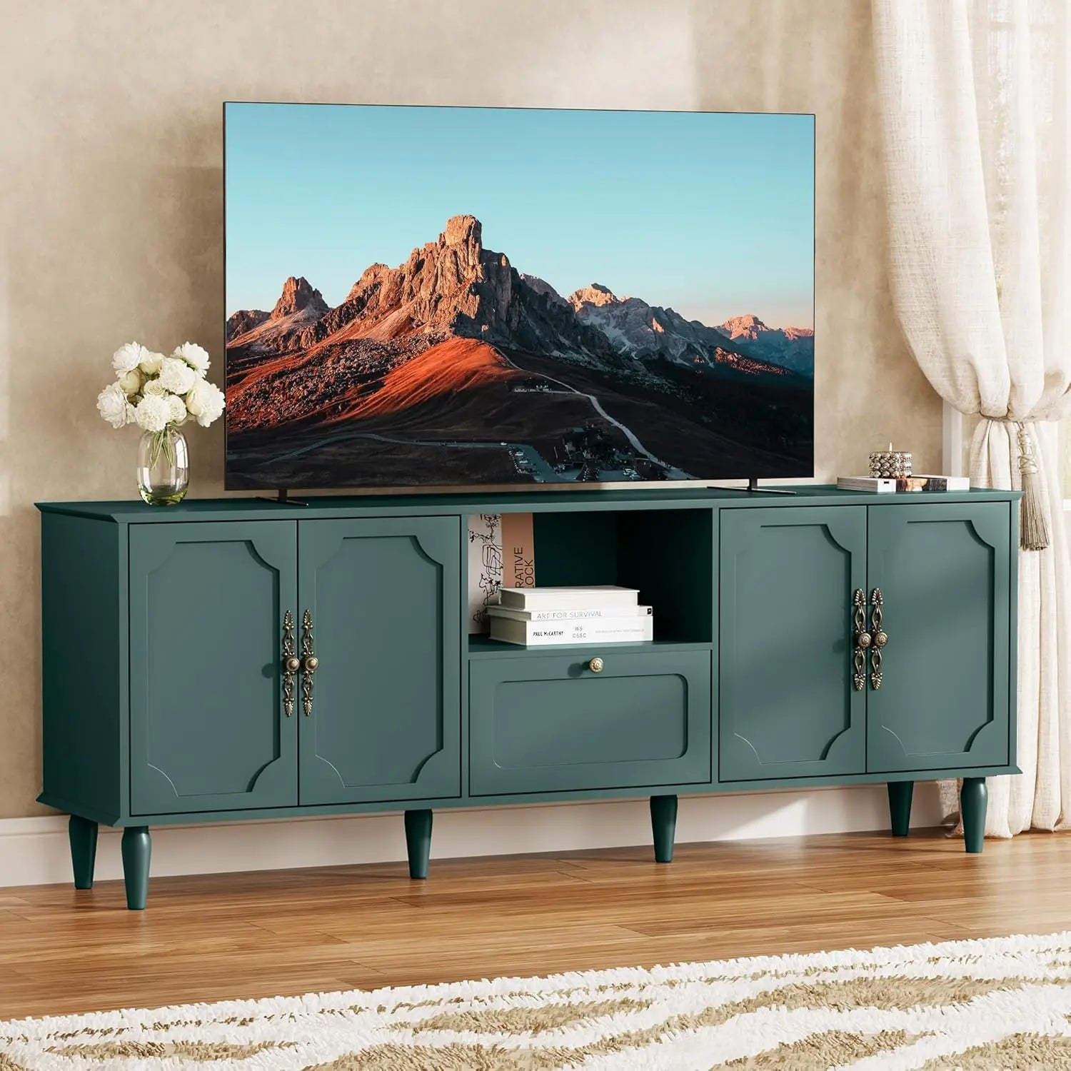 Mid-Century Modern TV Stand Media Console