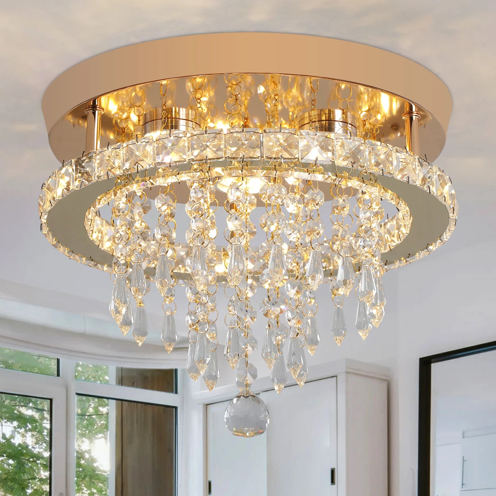 Luxury Crystal Gold Chandelier