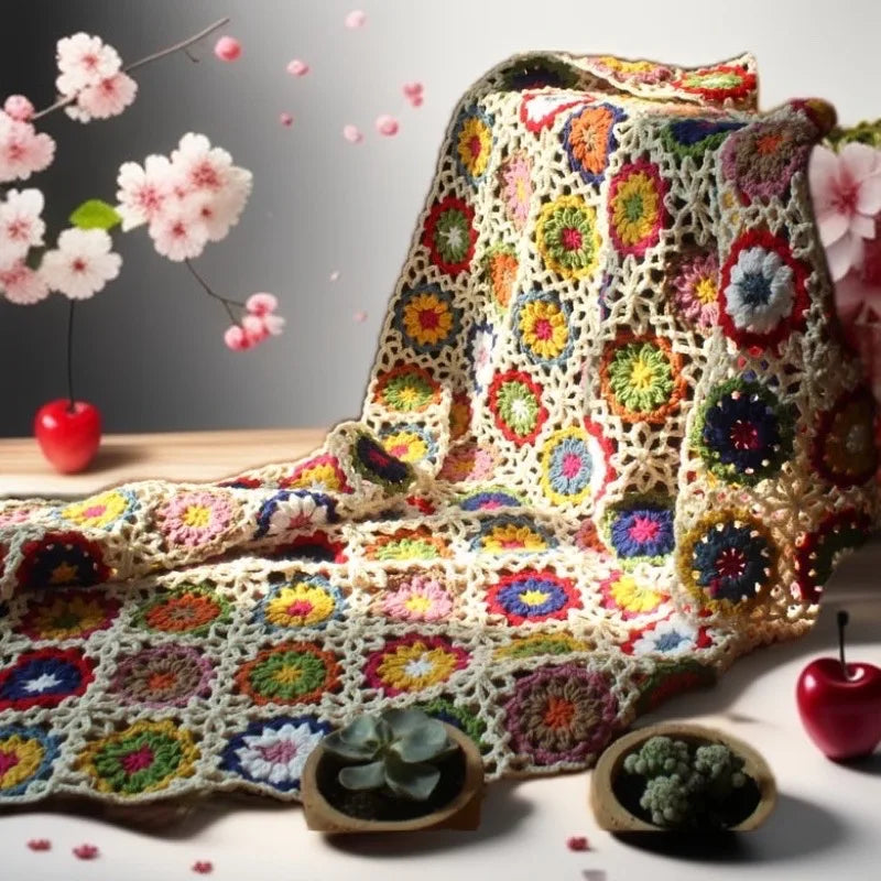 Original Handmade fashion crochet blanket