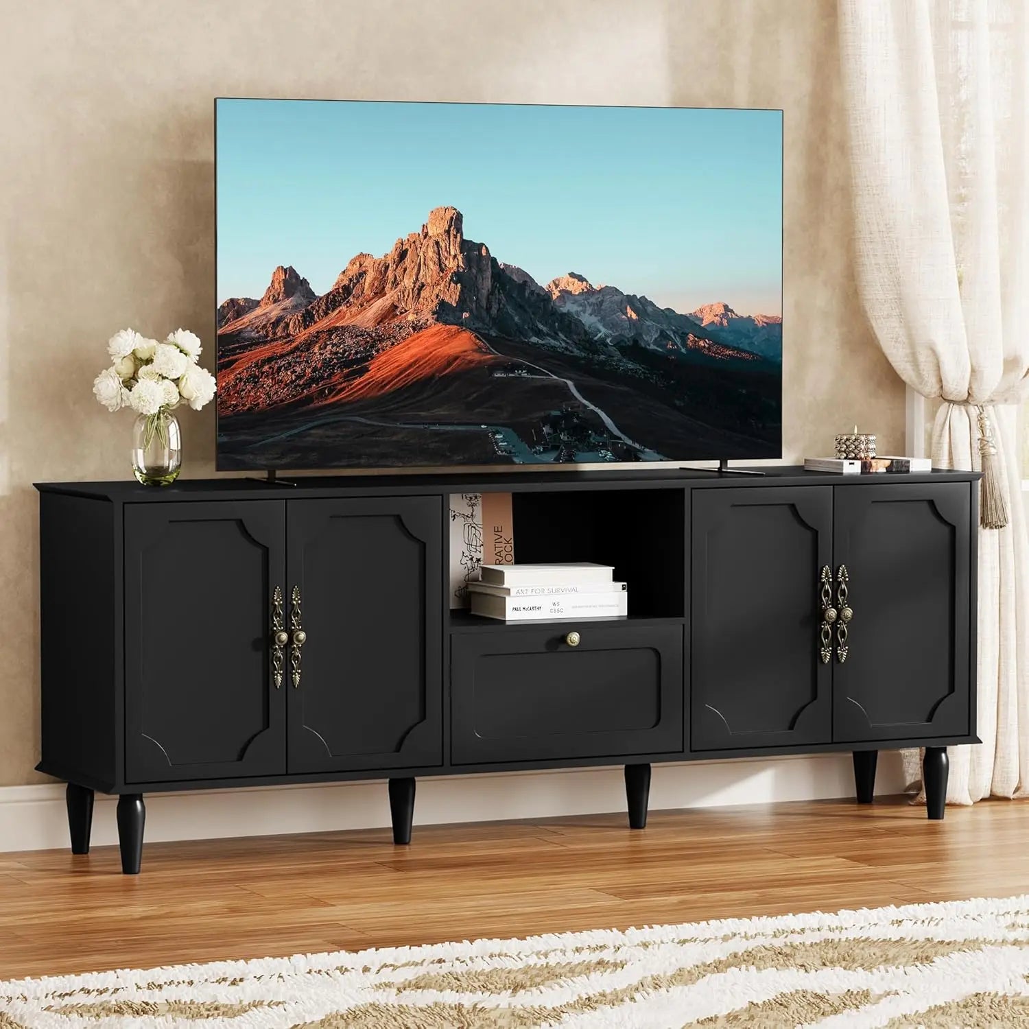 Mid-Century Modern TV Stand Media Console