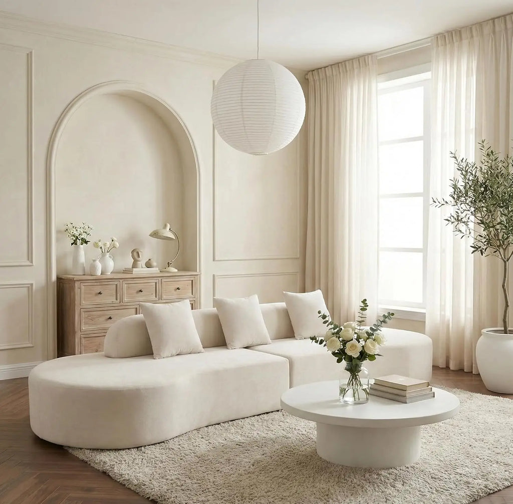 Modern Curved Sofa Comfy Cloud Couch
