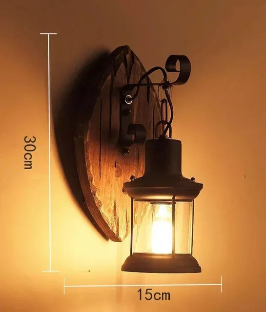 Rustic Wood Pendant Lights