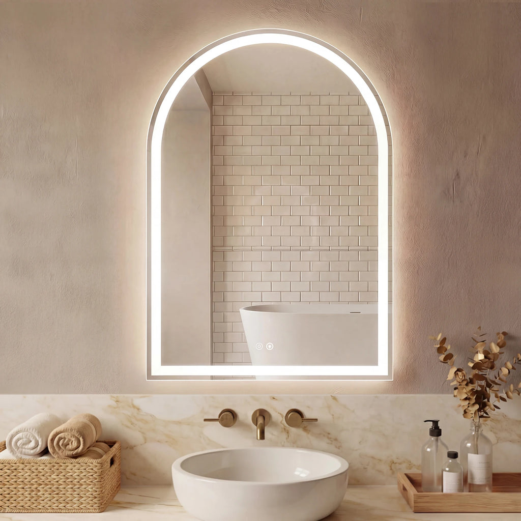 Arched LED Bathroom Vanity Mirror