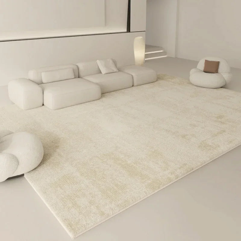 White Modern Thickened Minimalist Rug