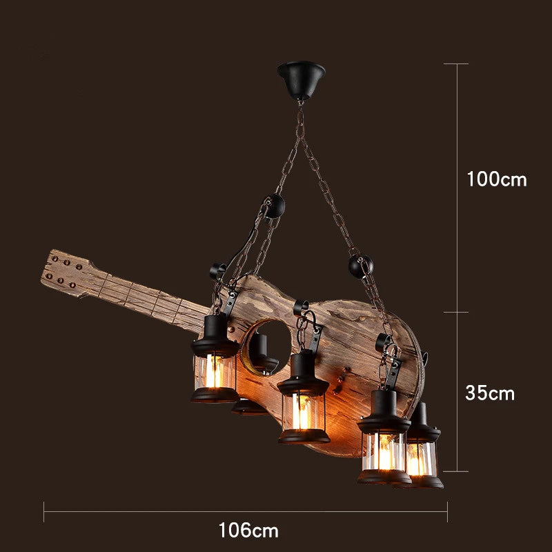 Rustic Wood Pendant Lights