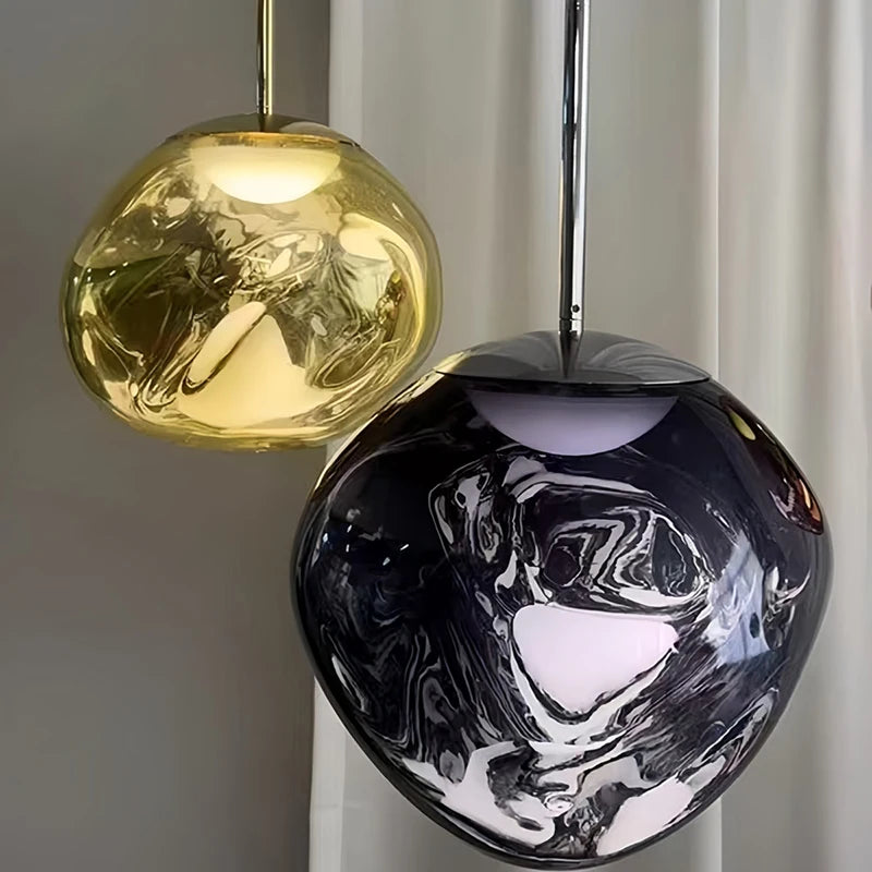 Handmade Nordic Lava Rock Pendant Light