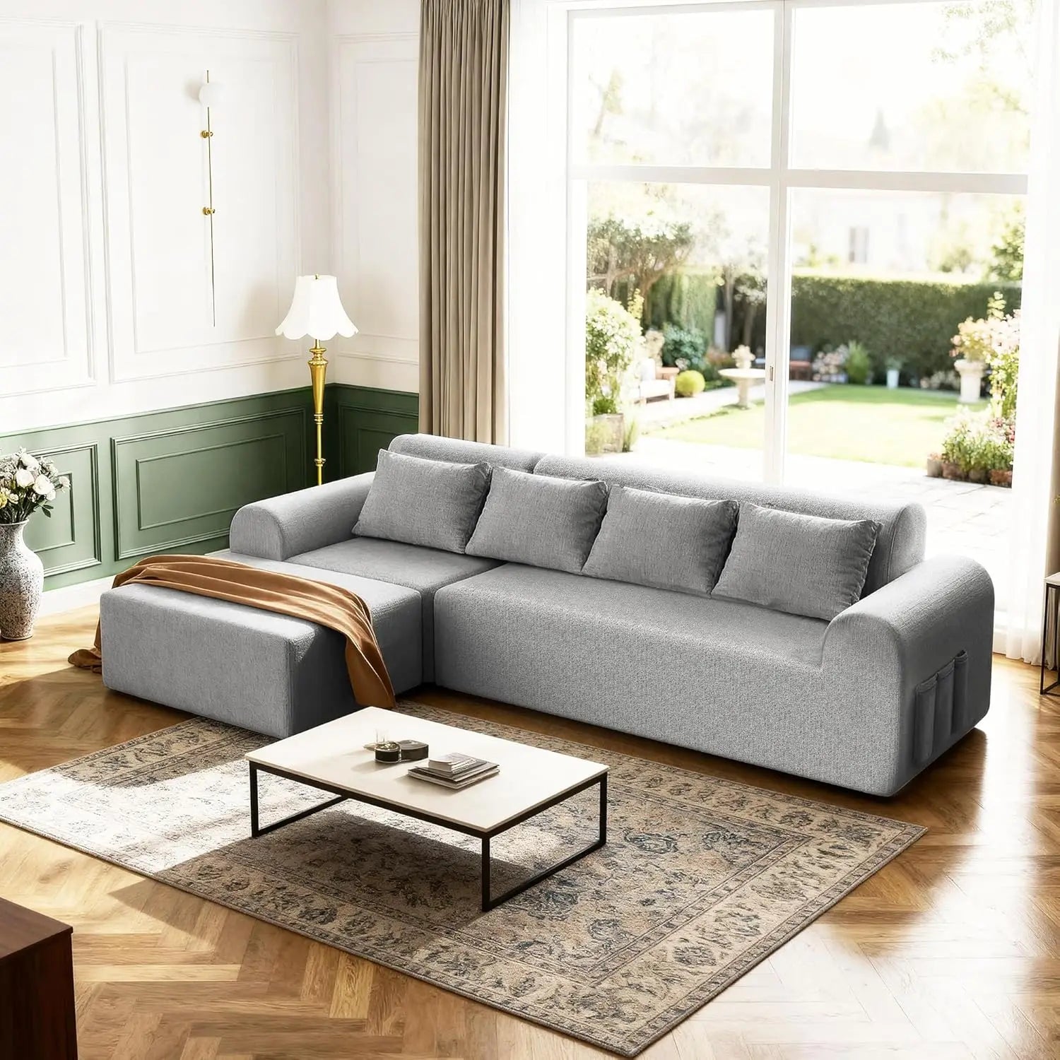 Cloud Boneless Sectional Sofa for Living Room