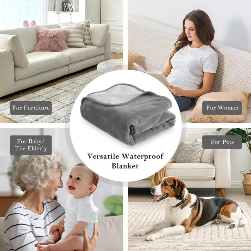 Waterproof Blanket for Bed or Couch