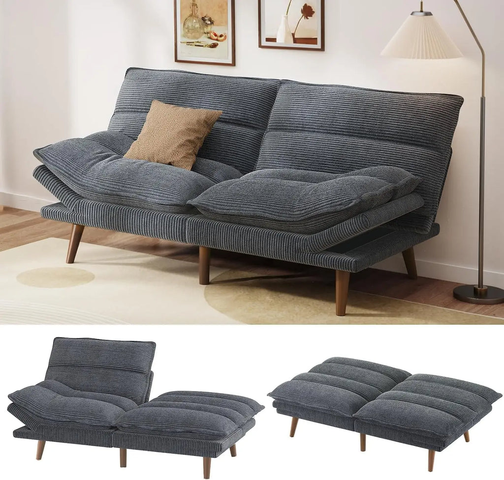 Corduroy Futon Sofa Bed