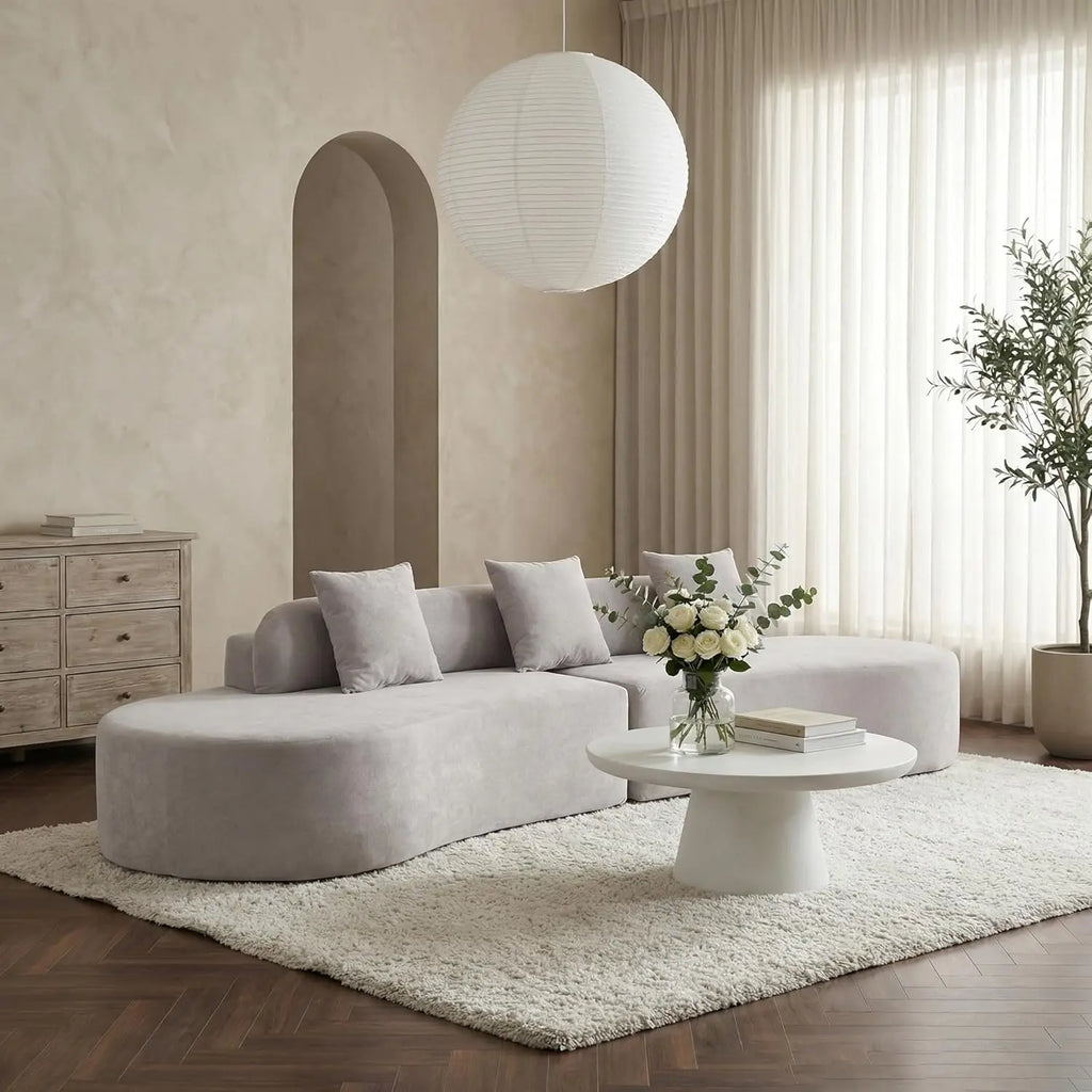 Modern Curved Sofa Comfy Cloud Couch