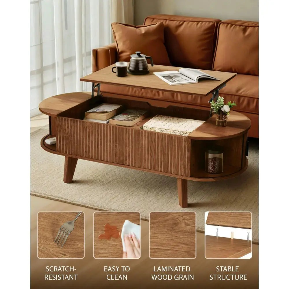 Lift Top Coffee Table with Storage